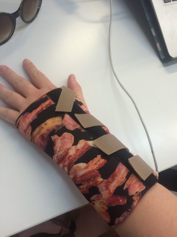 Bacon splint - top