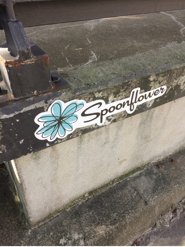 Spoonflower sticker