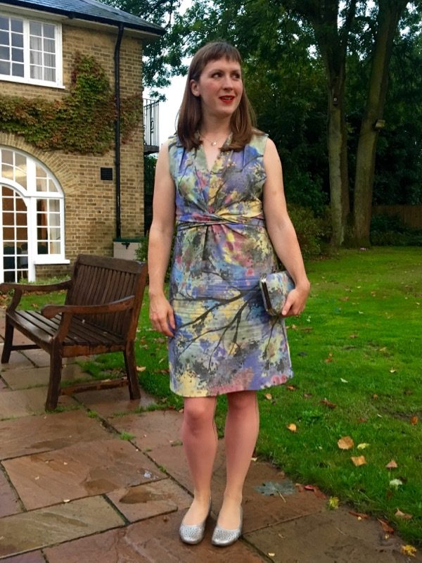 A watercolour silk noile dress – FehrTrade