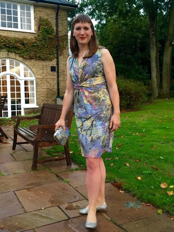 A watercolour silk noile dress – FehrTrade