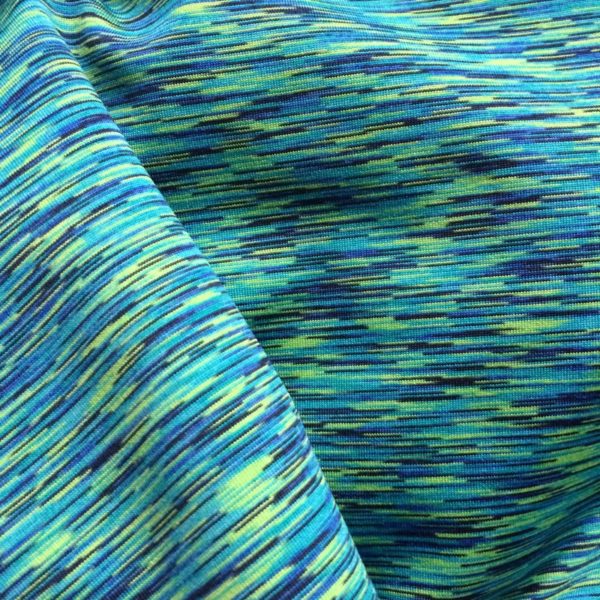 Blue supplex at Fabrics Galore