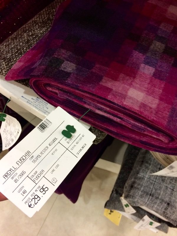 geometric wool - price tag