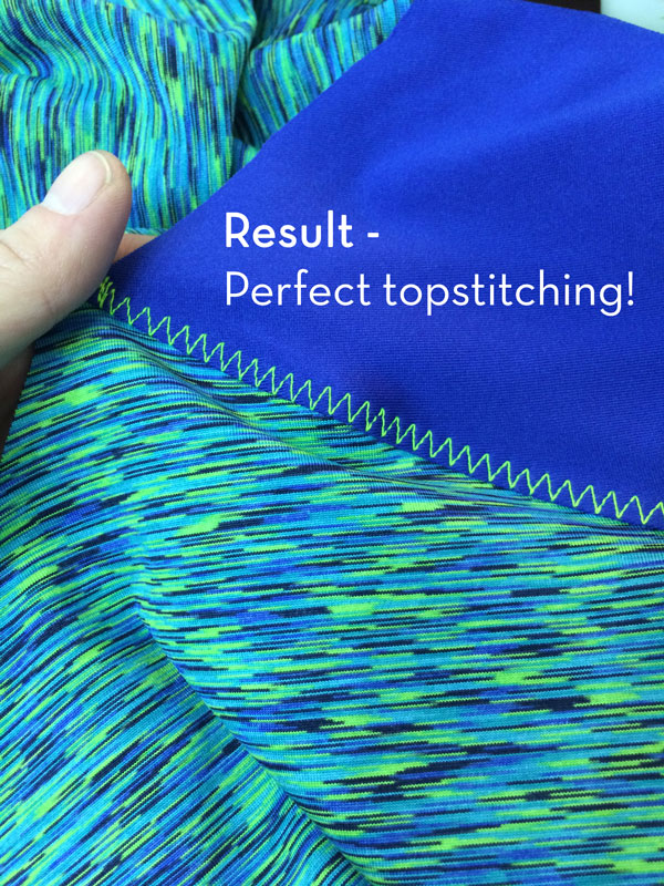 Topstitching Knits  3 Ways to Topstitch Stretchy Fabric