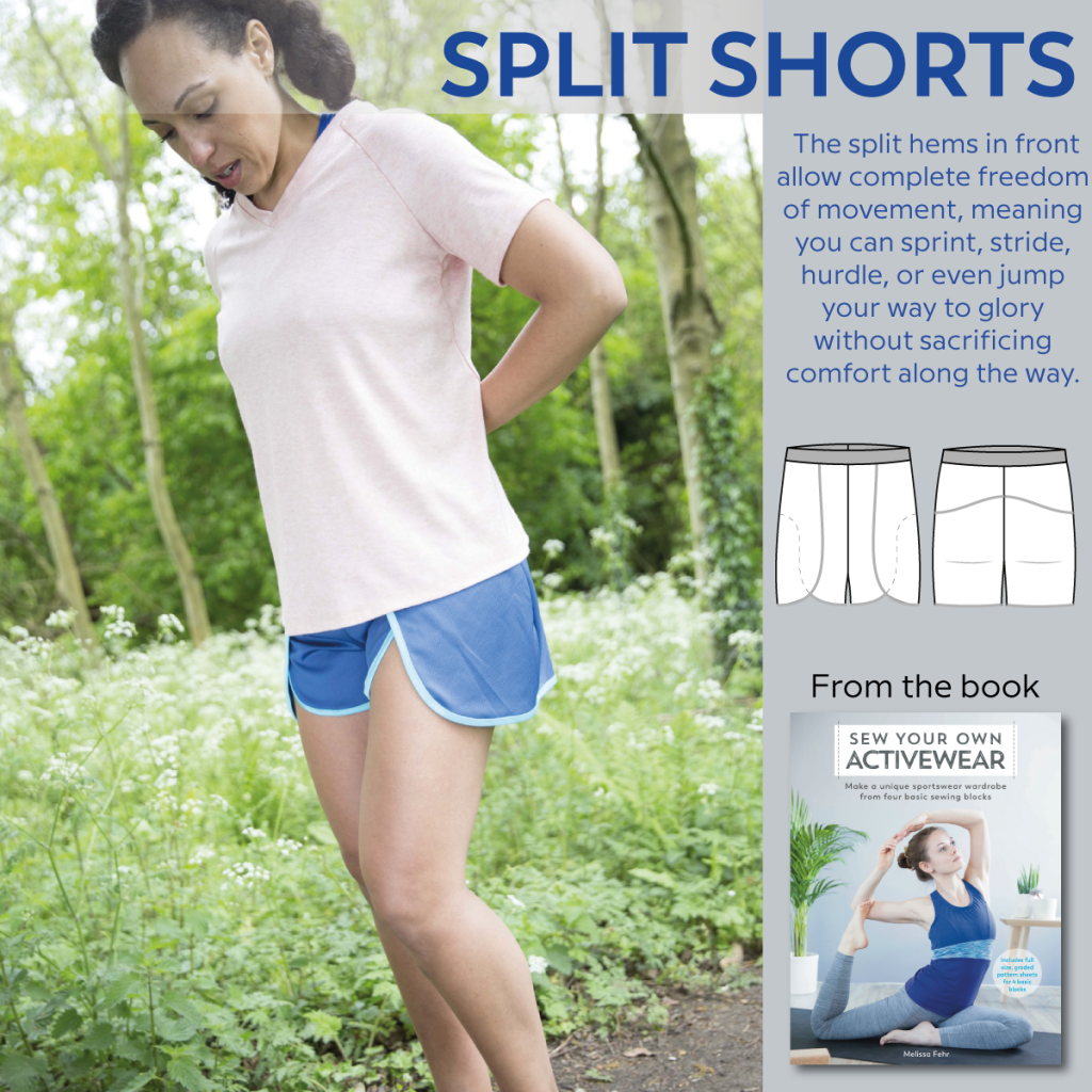 The “Sew Your Own Activewear” Split Shorts FehrTrade