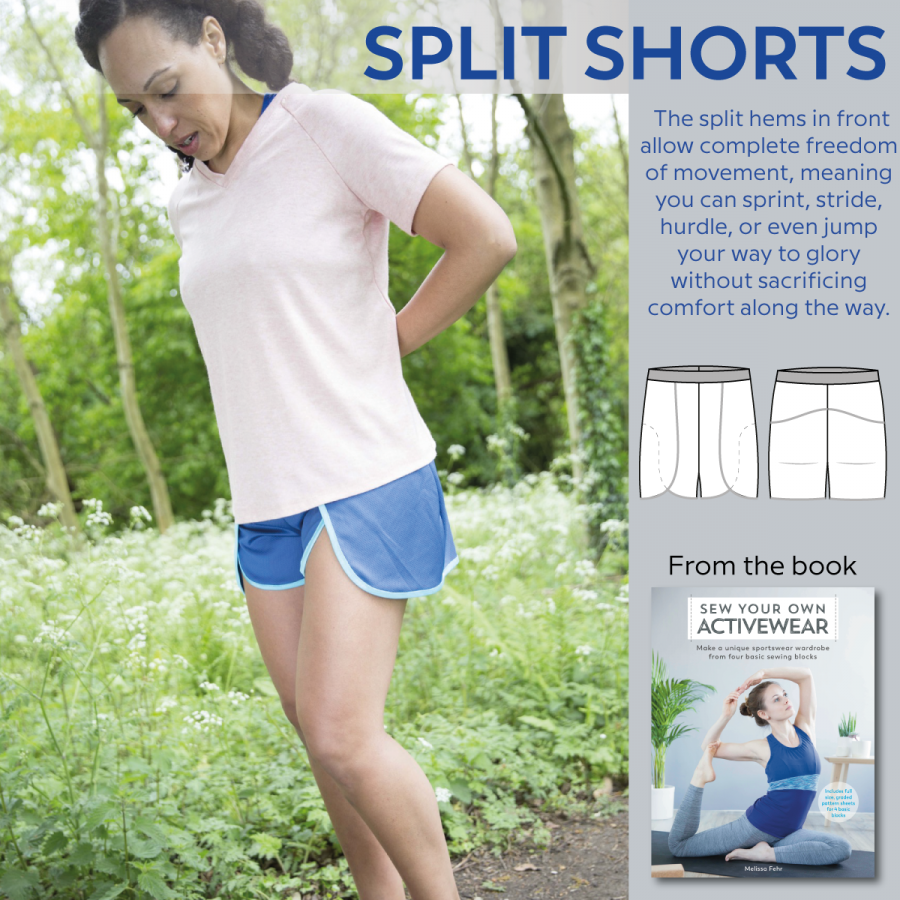 The “Sew Your Own Activewear” Split Shorts – FehrTrade