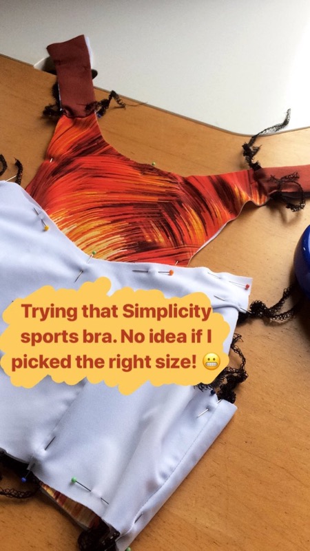 Simplicity 8339 Misses' Knit Sports Bras - Patterns