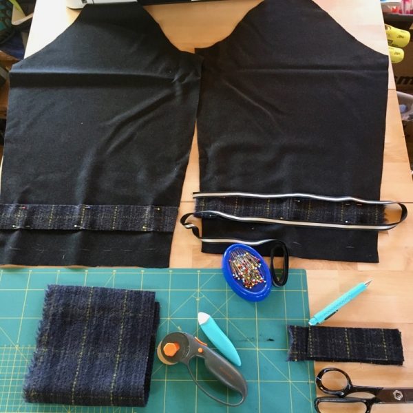 A reflective wool jacket FehrTrade