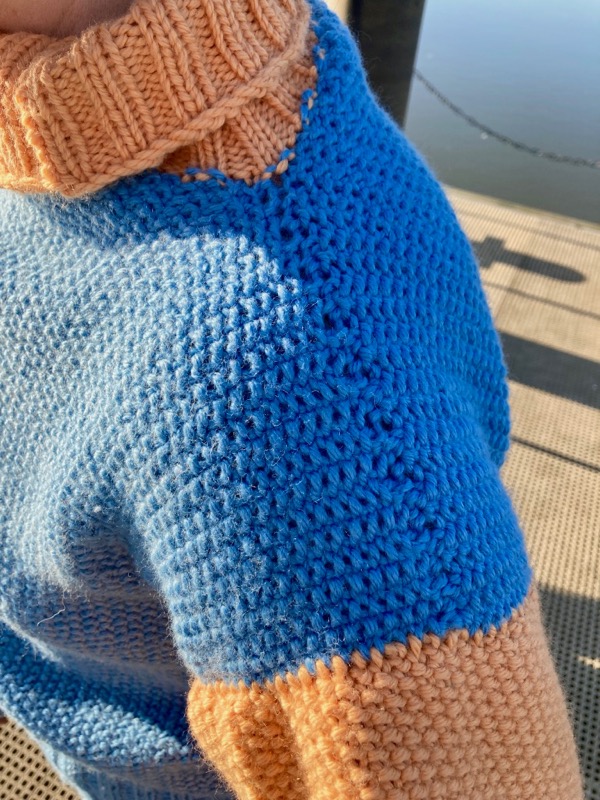 I loom knitted a sweater! – FehrTrade