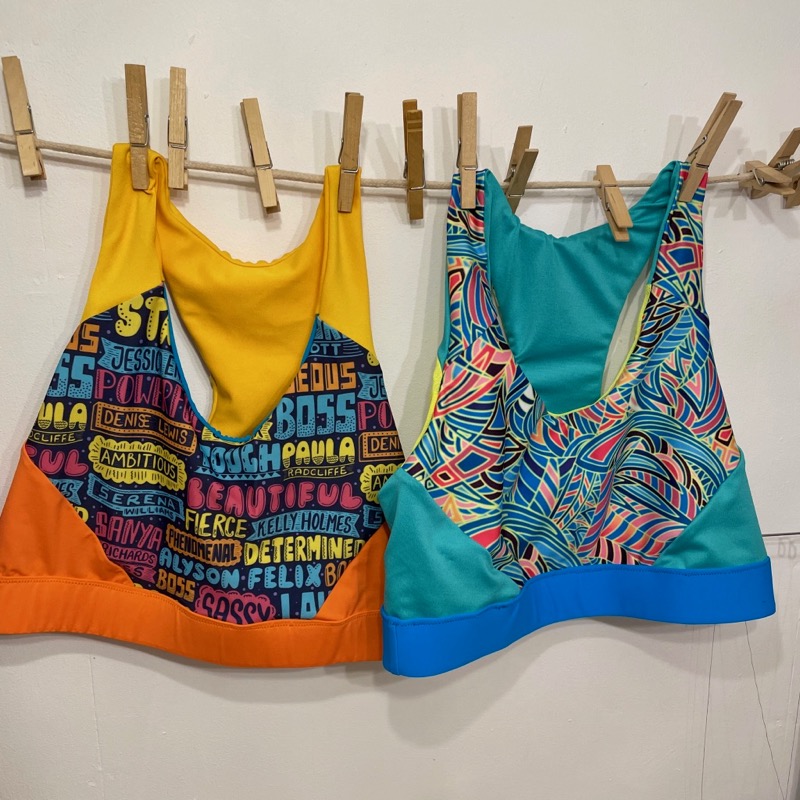 Two more sports bras – from scraps! – FehrTrade